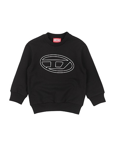 DIESEL Felpa Nero 100% Cotone