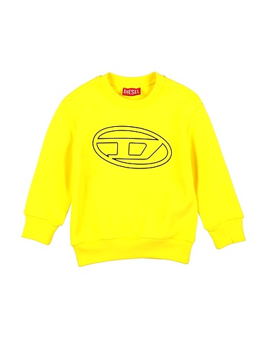 DIESEL Sweatshirt Yellow 100% Cotton