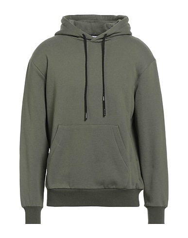 PMDS PREMIUM MOOD DENIM SUPERIOR Hooded sweatshirt Military green 100% Cotton