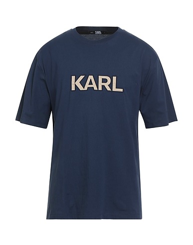 KARL LAGERFELD T-shirt Navy 100% Organic cotton