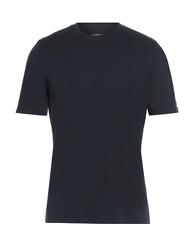 PEOPLE OF SHIBUYA Basic T-Shirt Midnight blue 100% Cotton