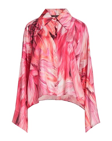 ROBERTO CAVALLI Patterned shirts & blouses Pink 100% Silk