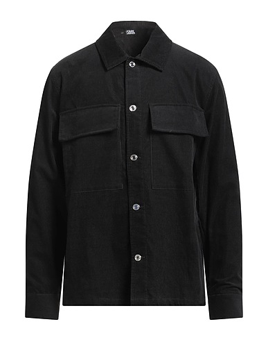 KARL LAGERFELD Solid color shirt 100% Cotton