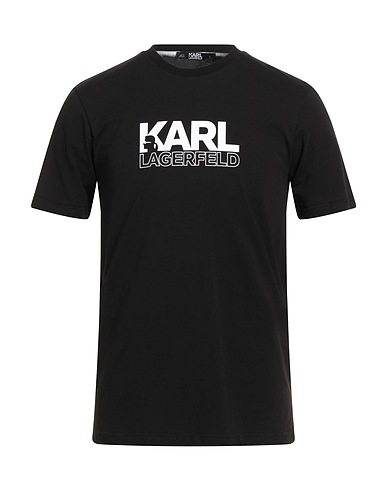 KARL LAGERFELD T-shirt Black 100% Organic cotton