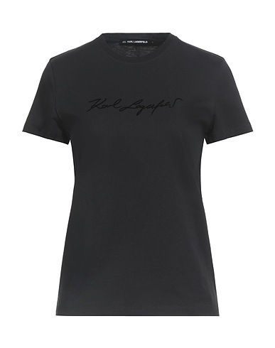 KARL LAGERFELD T-shirt Black 100% Organic cotton