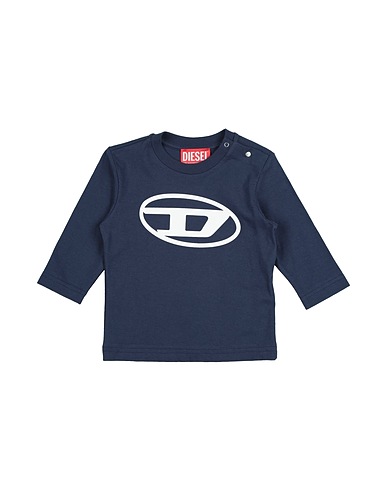 DIESEL T-shirt Midnight blue 100% Cotton
