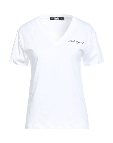 KARL LAGERFELD T-shirt White 100% Organic cotton