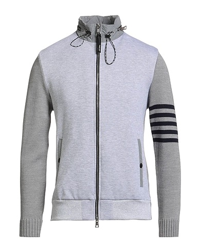 PMDS PREMIUM MOOD DENIM SUPERIOR Hooded sweatshirt Grey 50% Wool, 50% Acrylic, Polyester