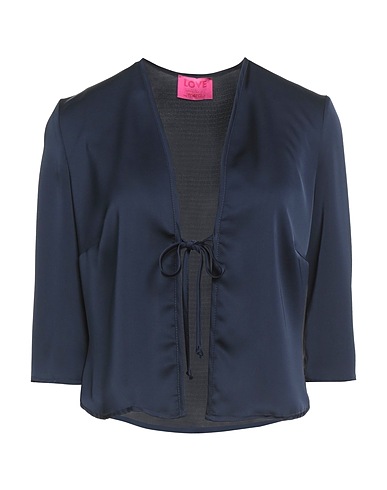 MERCI ITALIA Shrug LOVE EDITION Midnight blue 87% Polyester, 10% Viscose, 3% Elastane