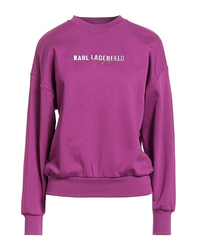 KARL LAGERFELD Sweatshirt Mauve 100% Organic cotton
