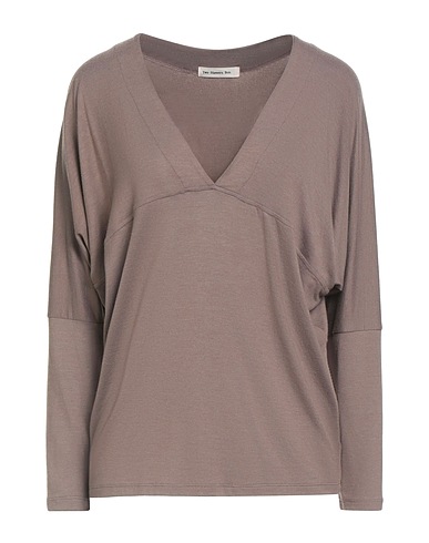 TWO SISTERS BCN T-shirt Khaki 77% Viscosa, 19% Poliestere, 4% Elastan
