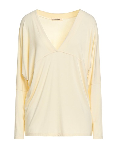 TWO SISTERS BCN T-shirt Ivory 77% Viscose, 19% Polyester, 4% Elastane