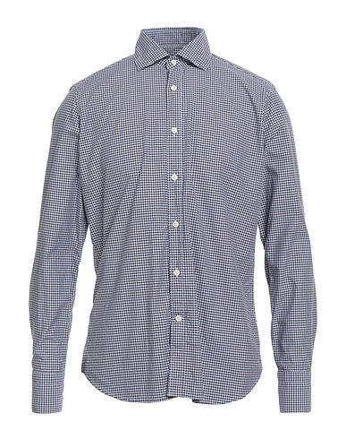 TINTORIA MATTEI 954 Checked shirt Chocolate brown 100% Cotton