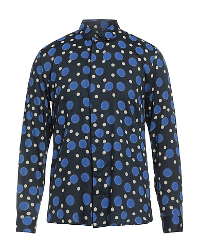 JOHN VARVATOS Patterned shirt DAVID BOWIE X JOHN VARVATOS Midnight blue 100% Modal