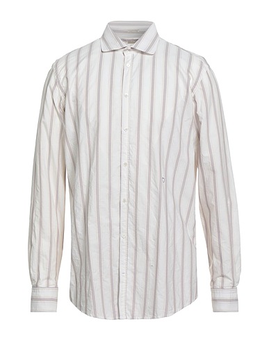 MASSIMO ALBA Striped shirt BIANCO 100% Cotton