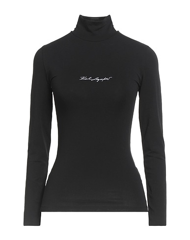 KARL LAGERFELD T-shirt Black 94% Cotton, 6% Elastane