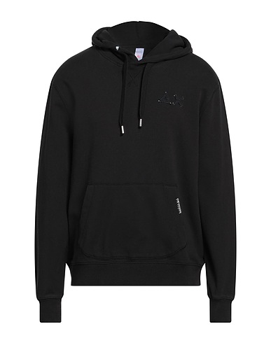 SUN 68 Hooded track jacket  Black 100% Cotton