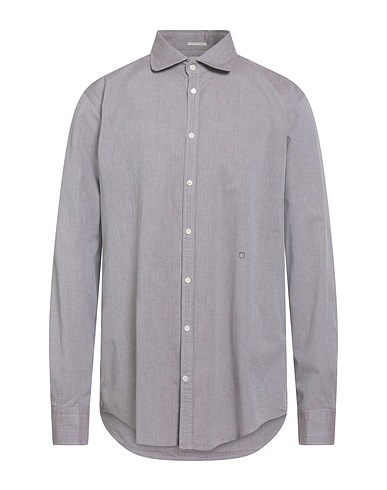 MASSIMO ALBA Patterned shirt Burgundy 100% Cotton