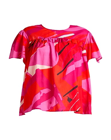 MANILA GRACE Top Red 100% Cotton