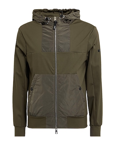 PMDS PREMIUM MOOD DENIM SUPERIOR Hooded track jacket 74% Polyamide, 26% Elastane, Polyester