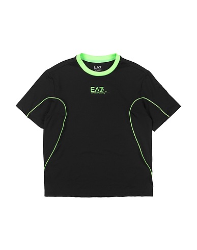 EA7 T-shirt Nero 82% Poliestere, 18% Elastan