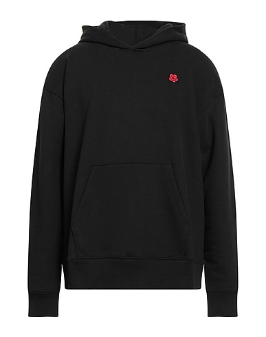 KENZO Hooded sweatshirt Black 99% Cotton, 1% Elastane