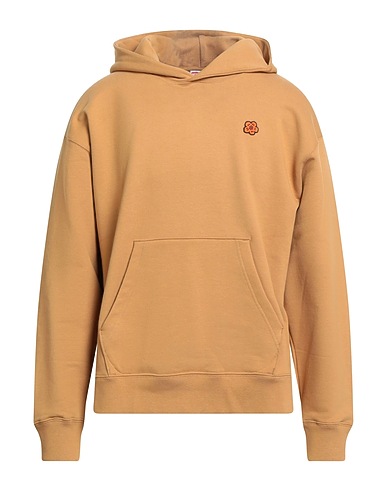 KENZO Hooded sweatshirt Camel 99% Cotton, 1% Elastane