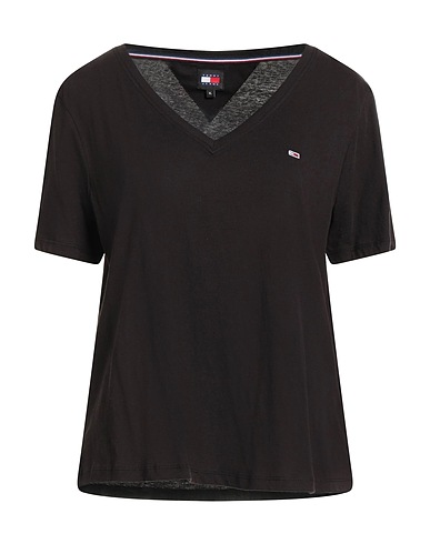 TOMMY JEANS Basic T-Shirt Black 100% Cotton