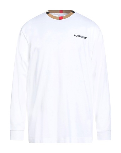 BURBERRY T-shirt White 100% Cotton, Elastane