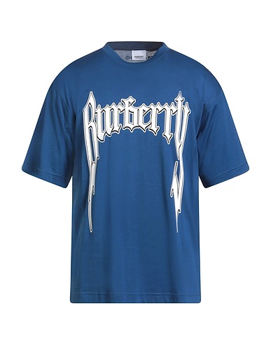 BURBERRY T-shirt Navy 98% Cotton, 2% Elastane