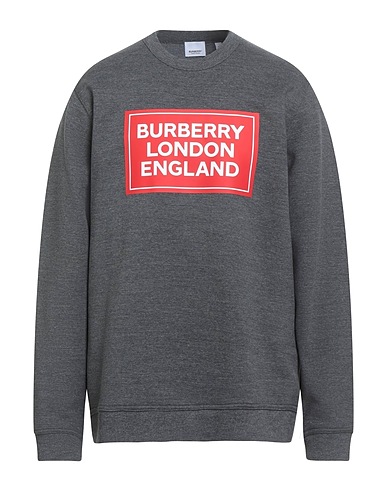 BURBERRY Sudadera Gris 80% Algodón, 20% Elastán