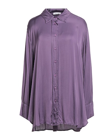 SUSY-MIX Solid colour shirts & blouses SUSY STAR BY SUSY-MIX
 Purple 100% Viscose