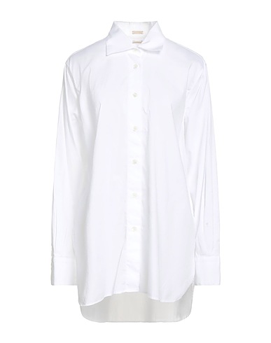 MASSIMO ALBA Solid colour shirts & blouses White 100% Cotton