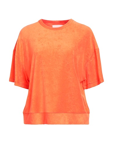 OTTOD'AME Sweatshirt Orange 40% Cotton, 40% Modal, 20% Polyester