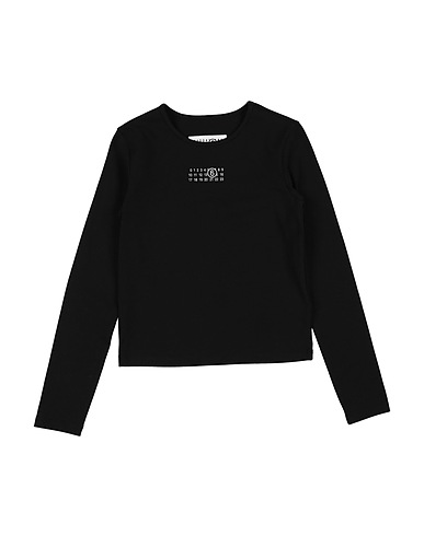 MM6 MAISON MARGIELA T-shirt Black 96% Cotton, 4% Elastane