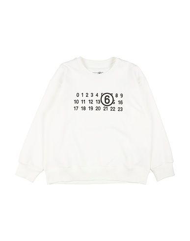 MM6 MAISON MARGIELA スウェット ホワイト コットン 100% / ポリウレタン