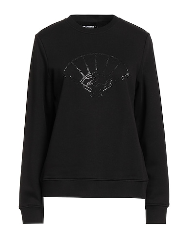 KARL LAGERFELD Sweatshirt Black 89% Cotton, 11% Polyester