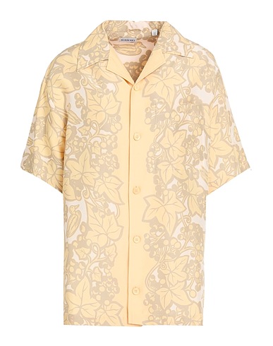 BURBERRY Floral shirts & blouses Yellow 100% Silk