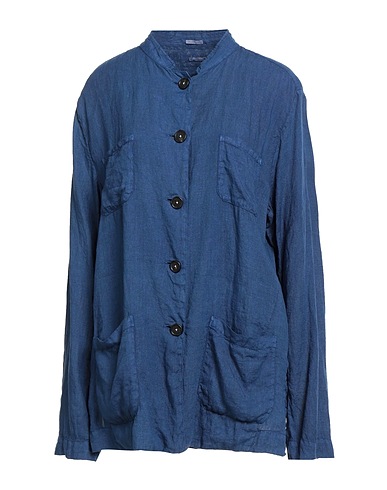 MASSIMO ALBA Jacket Navy 100% Linen