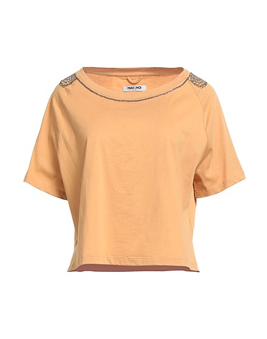 MAX & MOI T-shirt Camel 100% Cotton