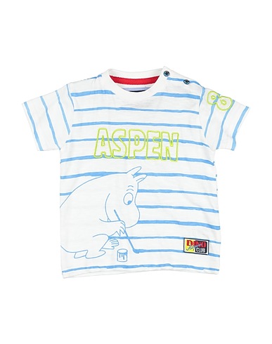 ASPEN POLO CLUB T-shirt White 95% Cotton, 5% Elastane