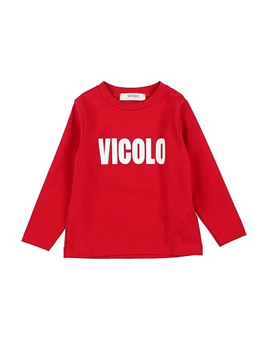 VICOLO T-shirt GIRL Red 93% Cotton, 7% Elastane
