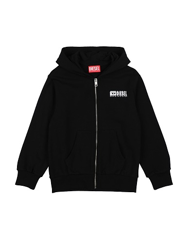 DIESEL Felpa Nero 100% Cotone