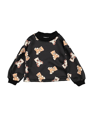 MEILISA BAI Sweatshirt Black 70% Polyester, 30% Cotton