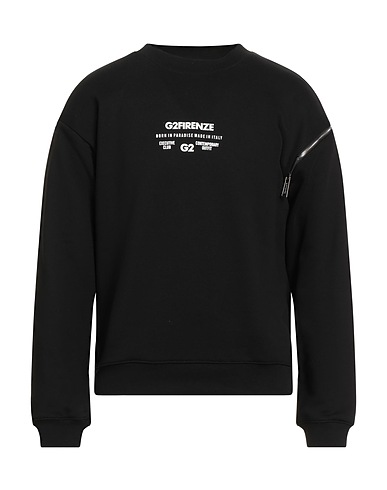 G2FIRENZE Sweatshirt Black 100% Cotton
