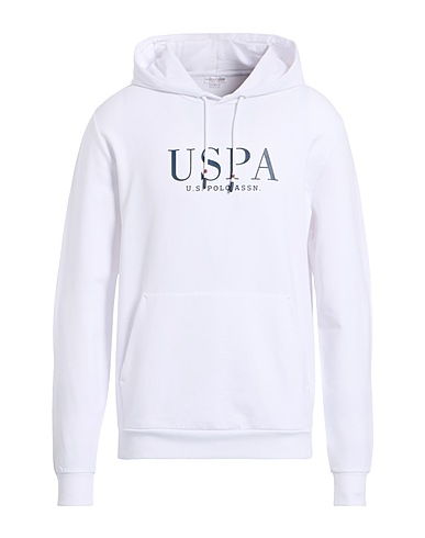U.S.POLO ASSN. Felpa Bianco 95% Cotone, 5% Elastan