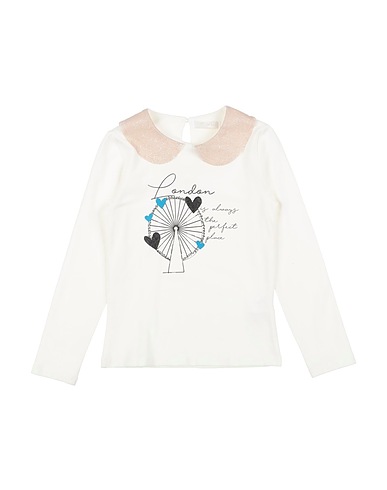 MEILISA BAI T-shirt Avorio 96% Cotone, 4% Elastan