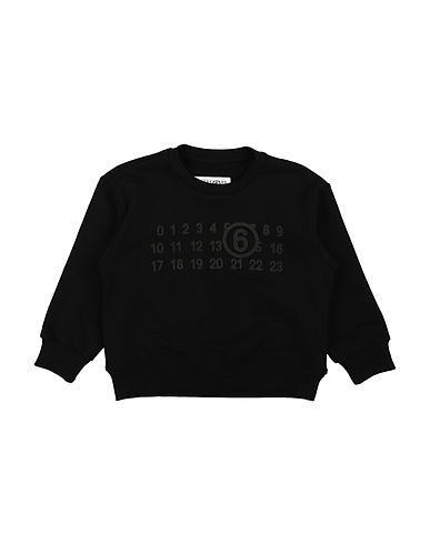 MM6 MAISON MARGIELA Felpa Nero 100% Cotone, Elastan