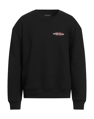 GUESS Sweatshirt JEANS Black 85% Cotton, 15% Polyester