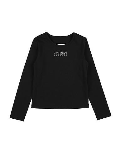 MM6 MAISON MARGIELA T-shirt Nero 96% Cotone, 4% Elastan